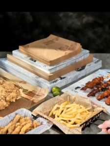 [Set 50 tờ] Giấy gói sandwich giấy nến gói hamberger không thấm dầu size 18cm 22cm 25cm 30cm-HAUSE