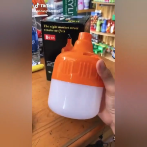 หลอดไฟ LED หลอดไฟตุ้มพกพา 3 ตัว 80W/150W/200W/300W สำหรับห้องนอน หลอดไฟพกพา หลอดไฟ USB และ U-See Sensor คุณภาพชาร์จ 3 ประเภท ร่วมกันได้