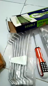 READY STOK!!! Paket Kunci Ring Set Diamond + Kunci Pas Set 6-22 mm Fukung + Obeng Bolak Balik Amerika + kunci Y HITAM