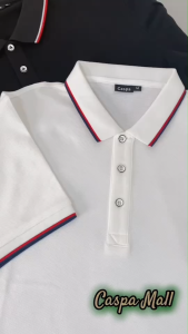 New collection !! Caspa เสื้อโปโล ผ้าฝ้าย ผ้าหนา ไซส์มาตฐาน สำหรับผู้ชายและผู้หญิง Polo Clothing Shirt รุ่น PL-499