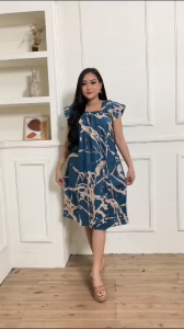 Daster Yukensi 100 rb Dapat 3 Baju Daster Kencana Motif Terbaru Lengan Pendek