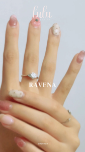 Lulu Moissanite Jewelry - Perhiasan Wanita Cincin Berlian Moissanite 1 Carat Lapis Emas 18K - Ravena Round Cut Moissanite Ring 1 CT Moissanite Sertifikat GRA