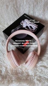 Lenovo Thinkplus TH30 Headset Bluetooth V5.3 Wireless Bluetooth Headphone Bass Gaming Music tws Headset for Android IOS PC