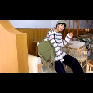 [Hỏa Tốc HCM] Ba Lô Thời Trang Hàn Quốc Hình Chú Ếch Hoạt Hình Đáng Yêu Cho Nữ Nam Đi Học Đi Chơi