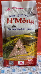 Gạo Lứt Đỏ H Mông túi 1Kg (huyết rồng) Đặc sản Lào Cai - Giá Sỉ Date mới