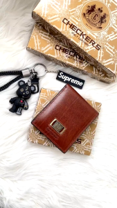 WANG101 - Dompet Kulit CHECKERS 18N - Import Premium MONEY BACK GUARANTEE Kulit ITALY tebal kuat dan tahan lama