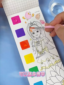 [Mainan Edukasi] Buku Mewarnai Saku Untuk Anak 2in1 / Coloring Book Pocket Travel Size For Kids 2in1