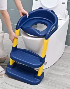 RC-Global Toddler Potty Training Seat with Adjustable Ladder Non-Slp Step Kids Baby Toilet Bowl Seat Cover Stool for Children Foldable Urinal Cover