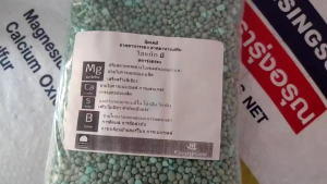 "ไฮแม็ก บี" ตรา รุ่งอรุณ บรรจุ 25 กก. ธาตุอาหารรอง+เสริม แมกนีเซียม แคลเซียม กำมะถัน โบรอน เพิ่มคุณภาพ เพิ่มผลผลิต
