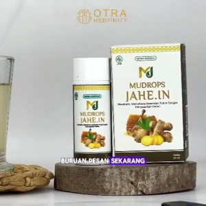 Mudrops Jahe: Obat Tradisional Darah Tinggi & Kolesterol