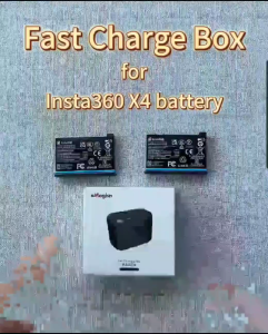 Dock Fast Charger Dua Battery Insta360 One X4 AD13 aMagisn Dual insta