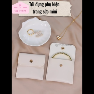 Túi da PU bỏ túi đựng trang sức du lịch đựng phụ kiện nhỏ