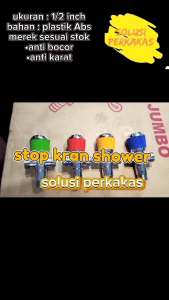 Cara Menggunakan Stop Kran Air Wastafel & Kran Shower Kamar Mandi 2 Lubang Cabang Double Kloset 1/2 inch Bidet T & F