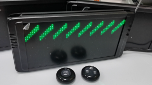 Queue Calling System Restaurant Pager Waiting Number Calling System Queue Management System Loud Speakers 3-Digit Display Call Host Display Screen Counter Caller for Restaurant/Cafe/Clinic/Bank