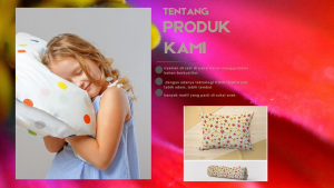 Sarung 1 SET bantal/guling  katun motif elegan LP