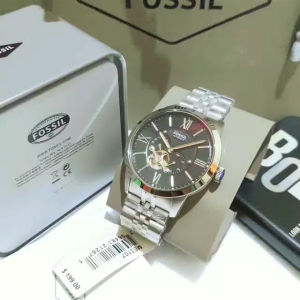 [Promo] Jam Tangan Pria FS ME3107 Townsman Black Dial Automatic Stainless Steel Original Garansi 2 Tahun [✔COD][100% Authentic] [COD]