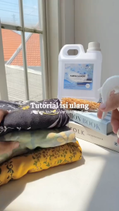 [ PAKET HEMAT ] Parfum Laundry + FREE Botol Sprey 100ml | Pewangi Laundry Pakaian Grade A Harum Tahan Lama | Uk 1 Liter