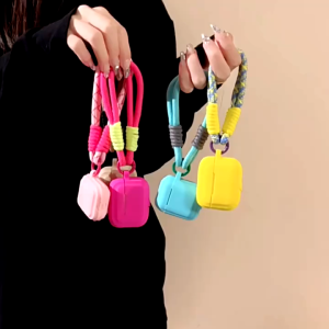 Case Airpods Tali Dopamin Airpods GEN 1/2/3 PRO PRO 2 Penutup Pelindung Penutup Headphone Silikon Cocok untuk Airpods Pro