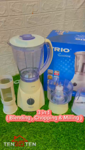 FREE KITCHEN TOWEL* Trio 3-in-1 Blender 1.5L(TBS-303/TBS303)(blending/chopping/milling)