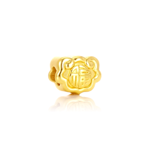 Chow Sang Sang 周生生 Charme Blessings Culture 999 Gold Ruyi Charm 86338C (Bracelet Not Included)