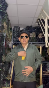 Áo khoác vải dù cán thời trang - 22027 Chất dù chống nắng cực tiện lợi