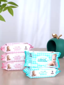 [Carton] Baby Wipes Wet tissue Pure Water Baby Wipes Children Organic wipe Hand Mouth Wet Wipes | 18 Packs