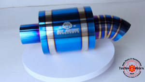KIT Racing Muffler High Quality Titanium Spiral universal Thailand exhaust tip freeflow chambered