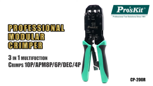 Pro'sKit CP-200R Professional Modular Crimps Strips & Cuts Tool.mp4