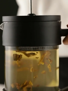 Lapin Cooking Gallery เครื่องชงกาแฟ แบบกด / กาชงกาแฟ แบบ french press ทำจากแก้วโบโรซิริเคด สเตนเลส ขนาด 600/800มล (ไม่มีLogoที่แก้ว)