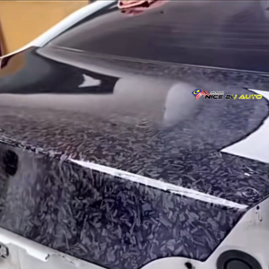 Pet Forged Carbon Sticker Wrap Film Sticker Premium Quality Glossy Car Decal Wrap For Car Vehicle