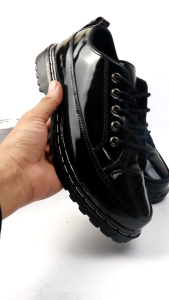 KAVILAZ True Style Yourself Sepatu Pria Formal Kerja Oxford Carlos Dokmart Black Glossy Kode Z12