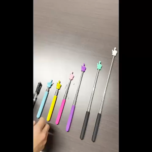 ไม้ชี้กระดาน ไม้ชี้ยืดหดได้ ไม้ชี้นิ้วมือ พับเก็บได้ หลากสี พกพาสะดวก อุปกรณ์ในโรงเรียน