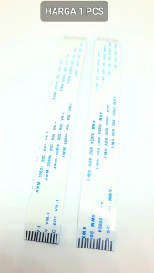 kabel flexible 12 pin lebar 16 mm panjang 13 cm pitch 125 mm searah