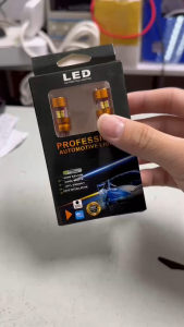 2 PCS T10 501 194 W8W LED 3030SMD 27 LED CANBUS ERROR FREE Car LED Side Light Bulbs (White)