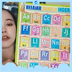 Poster Pendidikan Edukasi Anak Belajar Bahasa Inggris