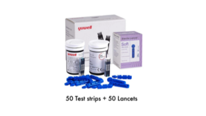 Yuwell Y330 Blood Glucose Strip 50s + FOC Lancet 50s