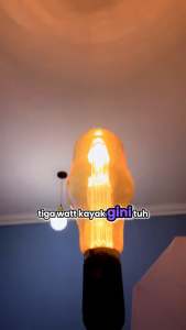 [COD|Ready Stock] Lampu Led 3W/4W Filamen Edison D80 Dg125 P130 P180 Djz Filament Led Bulb Lampu Cafe Dekorasi Lampu Gantung