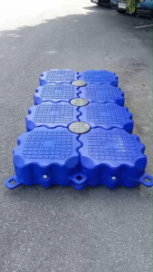 ทุ่นจิ๊กซอว์ ทุ่นจิ๊กซอว์ลอยน้ำ เรียงต่อกันเป็นสะพานทางเดิน ใช้งานในแม่น้ำ ลำคลอง จำนวน 8 ลูก ขนาด กว้าง 1 เมตร ยาว 2 เมตร สินค้าพร้อมจัดส่ง