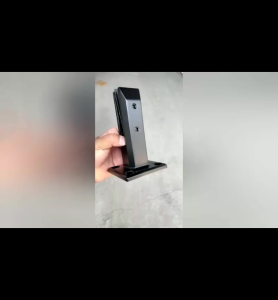 Spigot Penjepit Kaca Stainless Glass Clip Panel Pagar Untuk Kaca Tanpa Bingkai Dengan Sekrup(4 Baut Tanah)