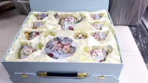 Bộ ấm chén uống trà Anh cao cấp Hoa hồng vintage