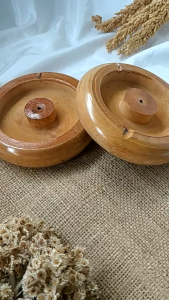 Asbak Kayu Unik Tempat Abu Rokok Awet Dan Tahan Lama Warna Natural