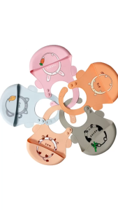 Zaman Now - Celemek Makan Bayi Bahan Silikon / Baby Bib Silicone Waterproof / Baby Slabber Silikon