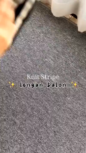 Atasan Rajut Wanita Katun Lengan Balon Panjang Knit Tops
