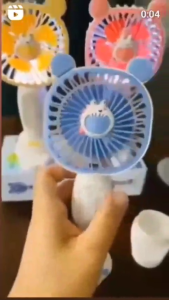 HQ-40A Rechargeable Pocket Portable Phone Holder Usb Electric Handheld Mini Fan