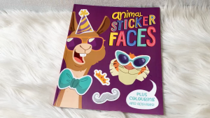 Animal Sticker Faces Plus Colouring and activities!