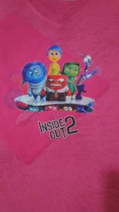 High quality trending inside out 2 cotton v neck t shirt for women plus size GV2408
