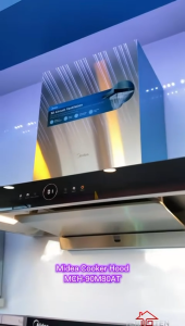 【COMBO SET】Midea Cooker Hood 2000m³/hr MCH-90M80AT + MIDEA 5.8kW Built In Stainless Steel Hob MGH-8216SS