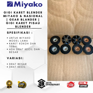 GIGI KARET BLENDER MIYAKO & NASIONAL | GEAR BLANDER | GIGI KARET PISAU BLENDER