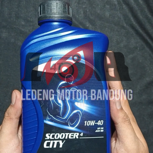 ELF Scooter 4 City 10W40 Oli Semi Synthetic Motor Matic Universal 1Liter