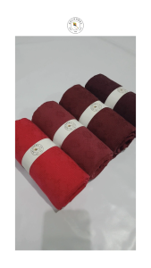 Dobby Dobi Dolby Viscose Katun Kain Batik Polos Kategori Warna Merah